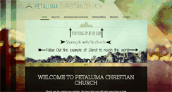 Desktop Screenshot of petalumachristian.org