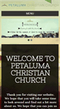 Mobile Screenshot of petalumachristian.org